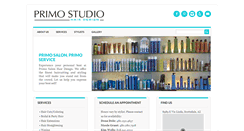 Desktop Screenshot of primostudiohairdesign.com
